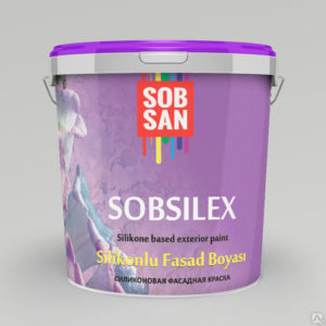 СИЛИКОНОВАЯ ФАСАДНАЯ КРАСКА SOBSILEX