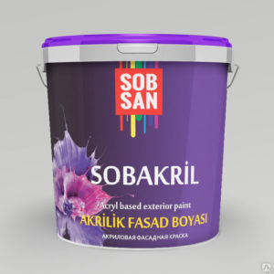ФАСАДНАЯ КРАСКА SOBAKRIL